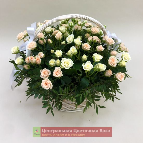 Розы в корзине Прекрасное событие