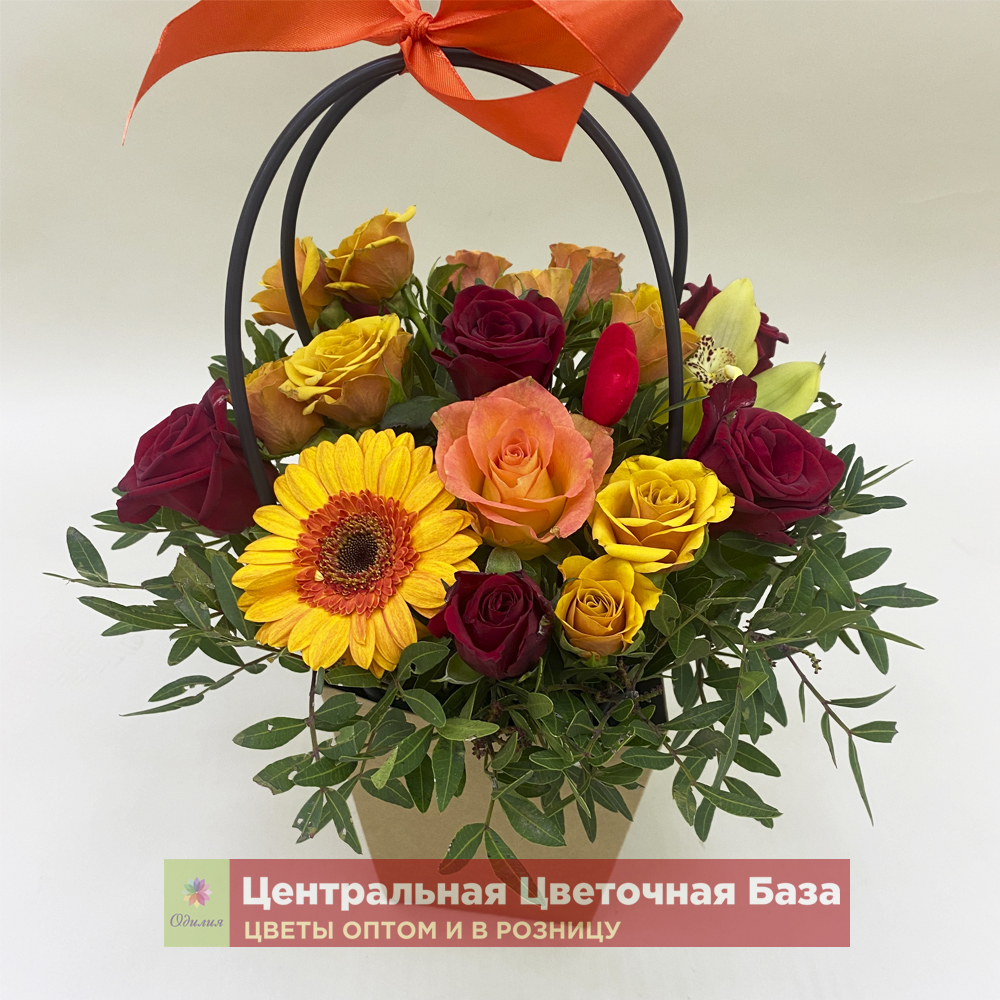 Купить Цветочная композиция Лучистый свет за 2 628 руб. в в Мытищах и МО! Доставка круглосуточно