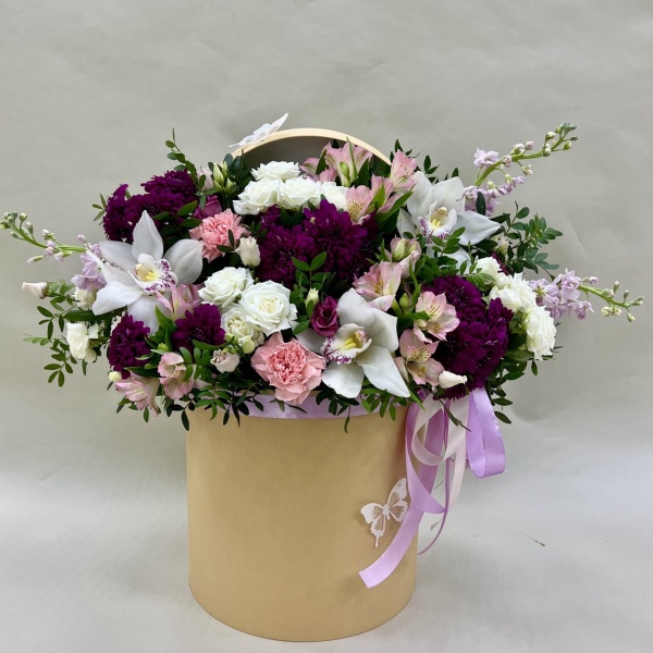 Цветы в коробке Подушка грёз