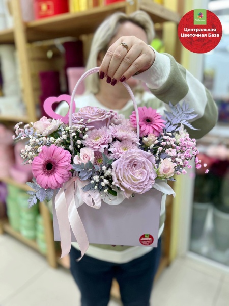 Цветы в сумке Позитив