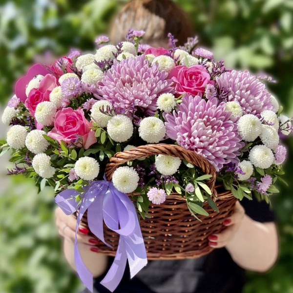 Цветы в корзине Вальс цветов