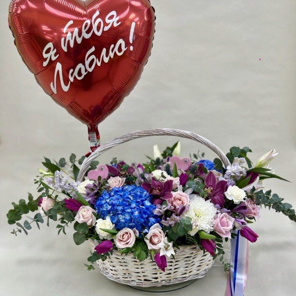 Цветы в корзине Осознание